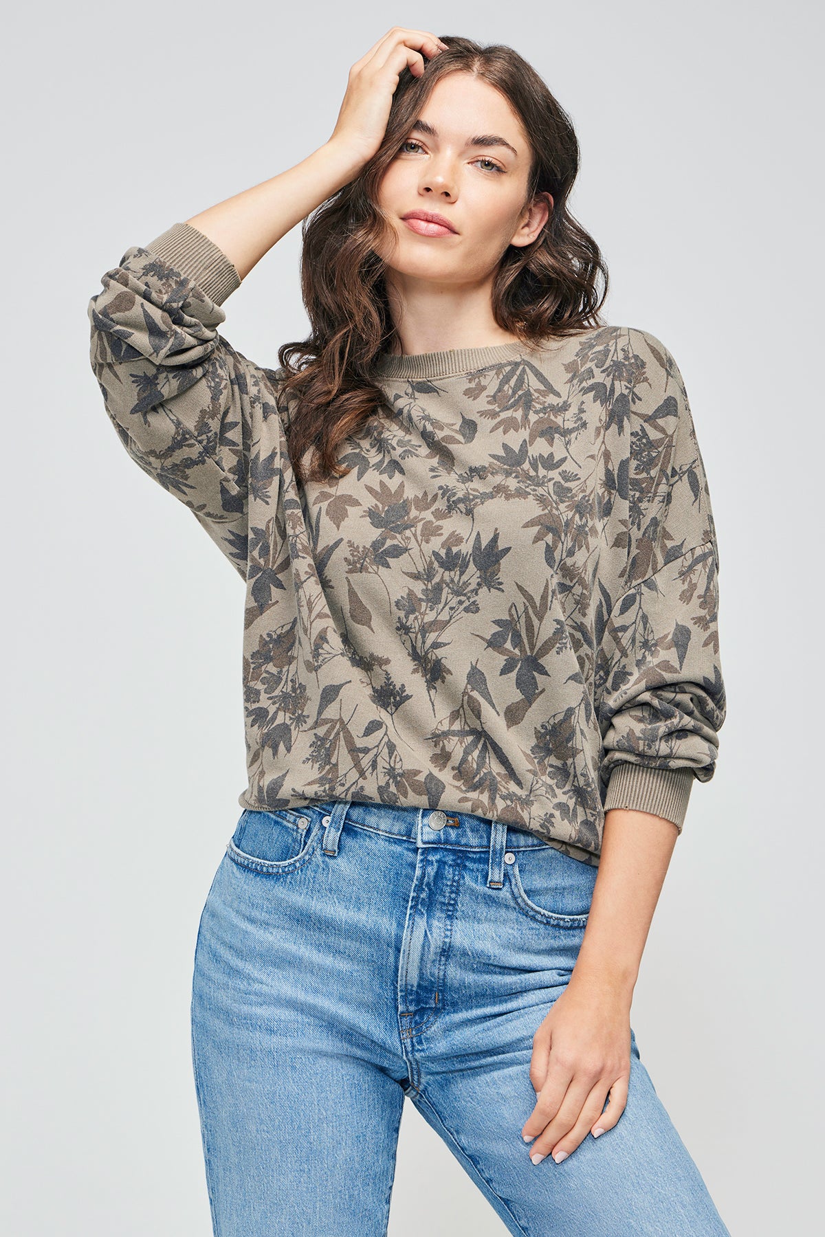 Wallflower Fifi Sweatshirt | Pigment Falcon