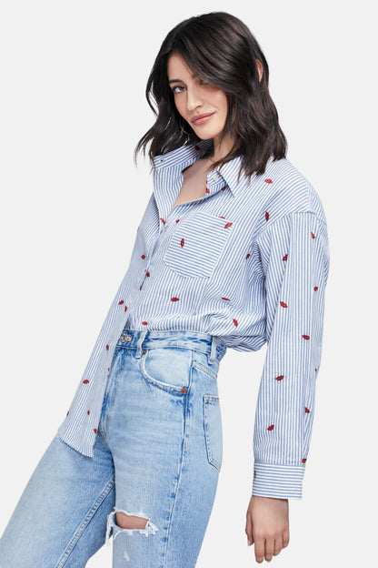 Hello Sailor Thea Button-Up | Sailor Stripes