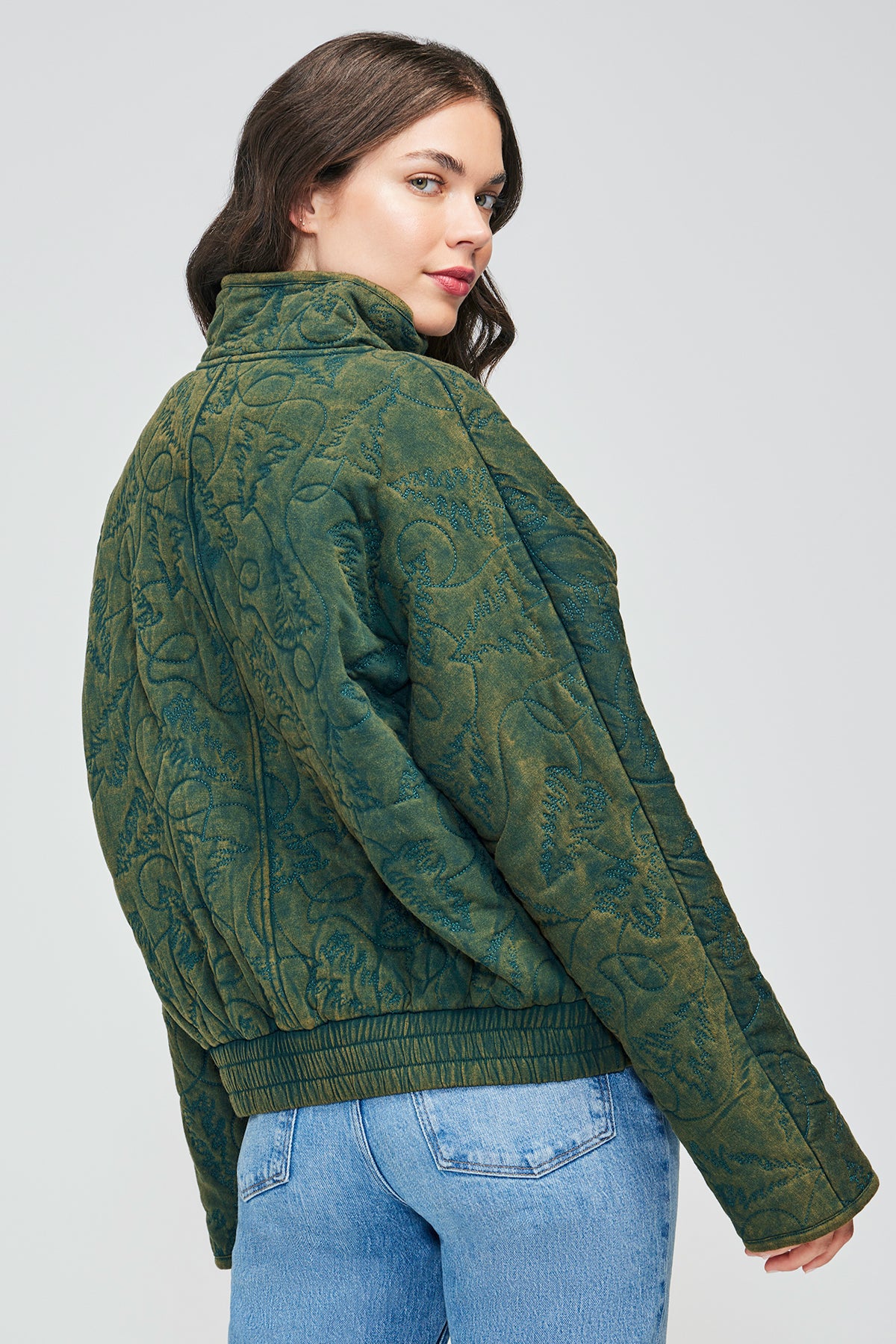 Dolman Quilted Jacket | Scarab