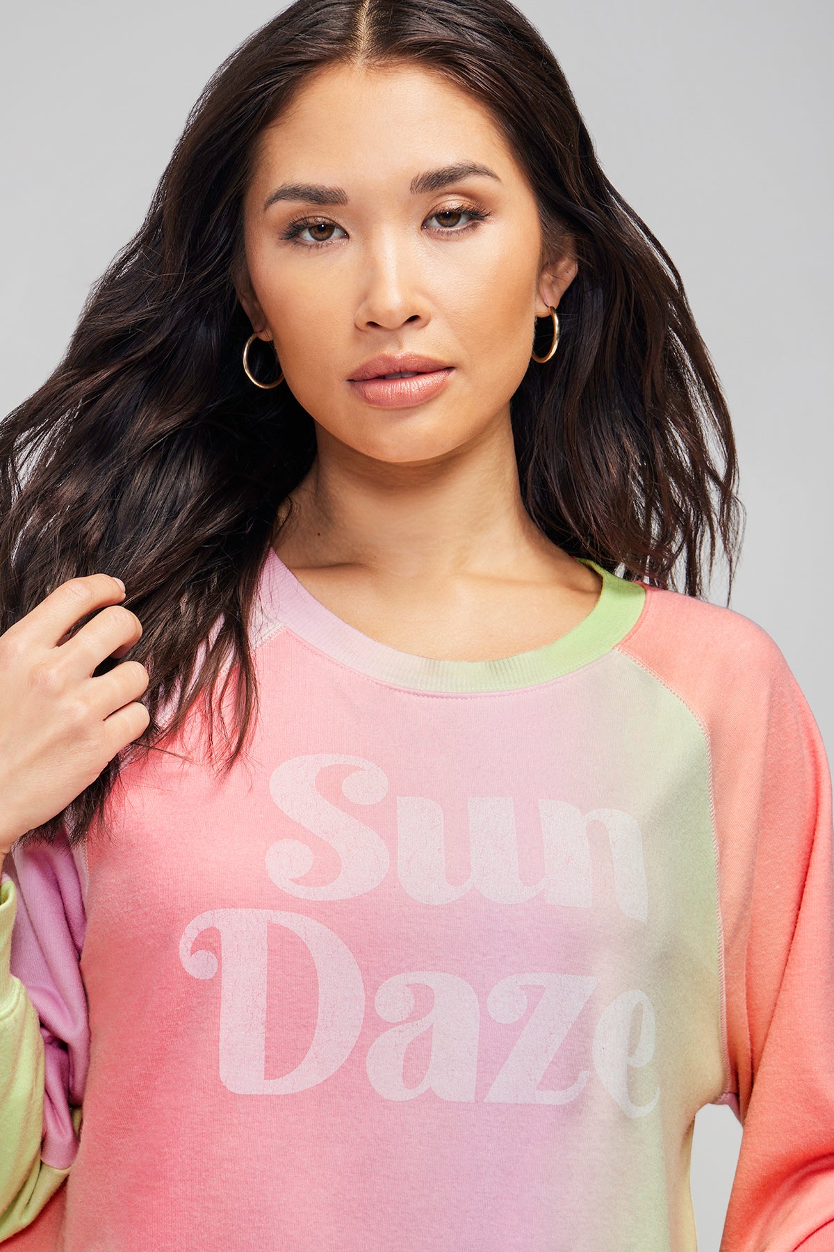 Sun Daze Sommers Sweatshirt | Neon Sherbert
