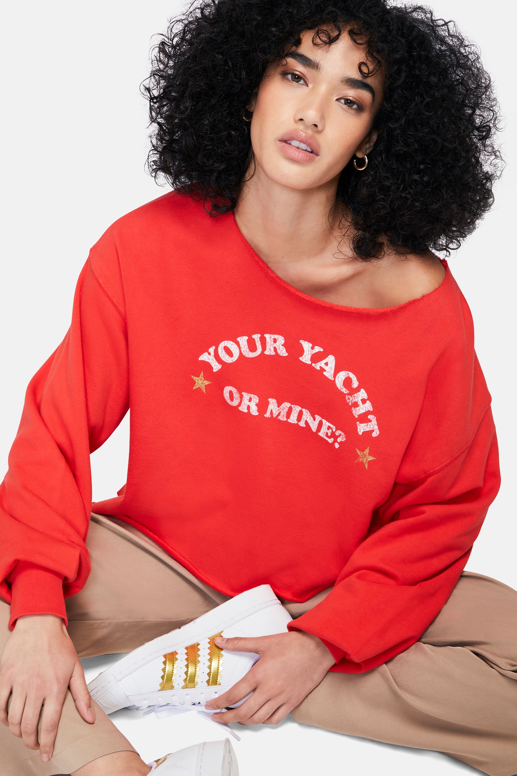 Whose Yacht Moshpit Pullover | Aura Orange