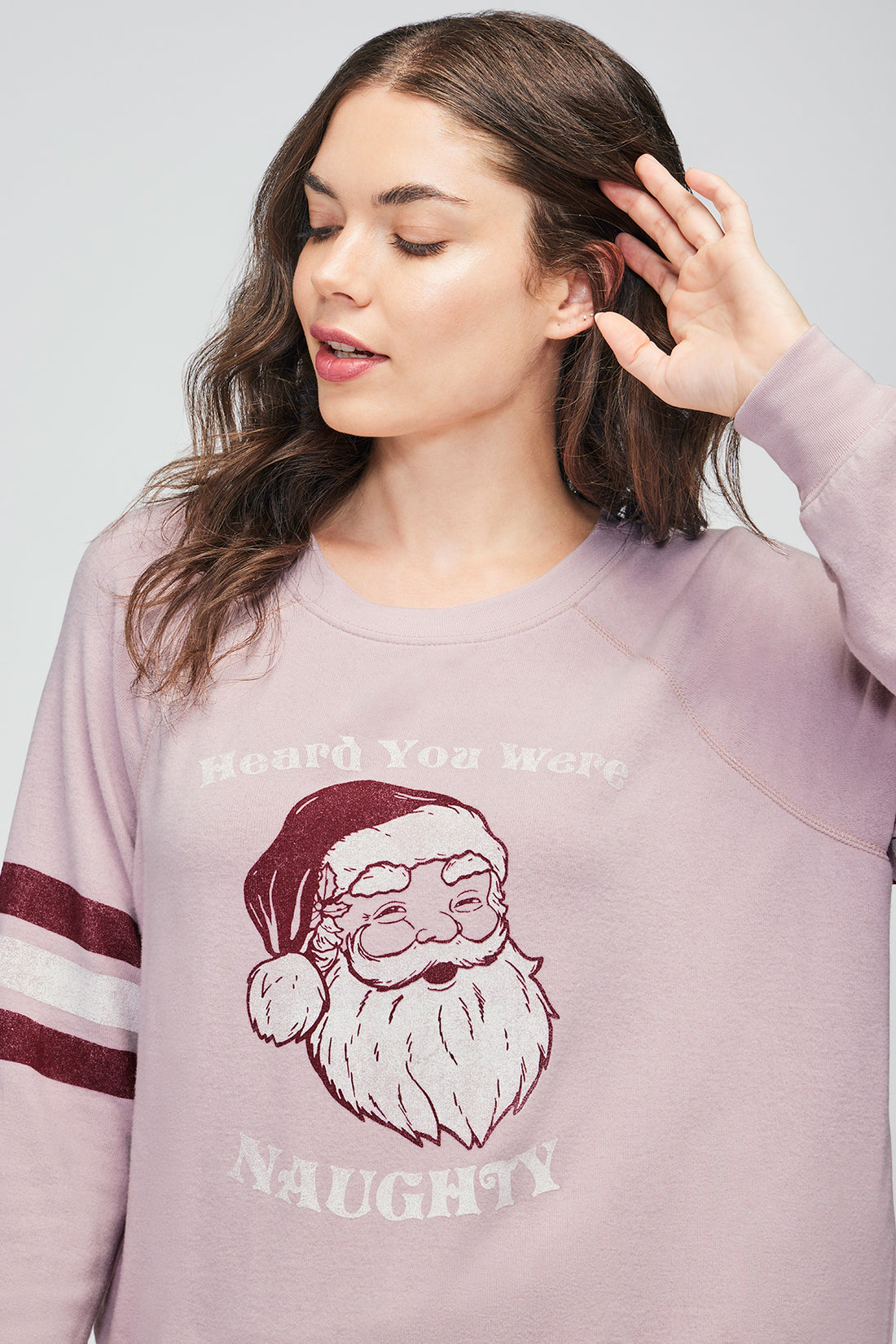 You Were Naughty Sommers Sweatshirt | Burnished Lilac