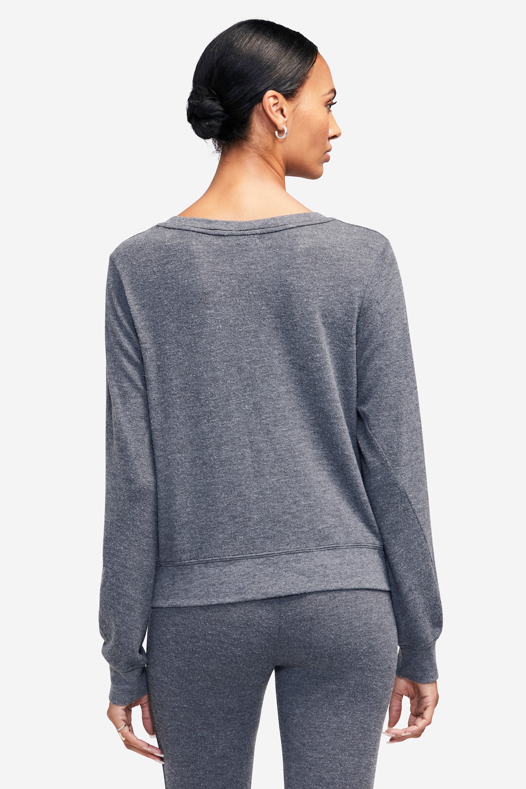 Baggy Beach Jumper | Clean Black