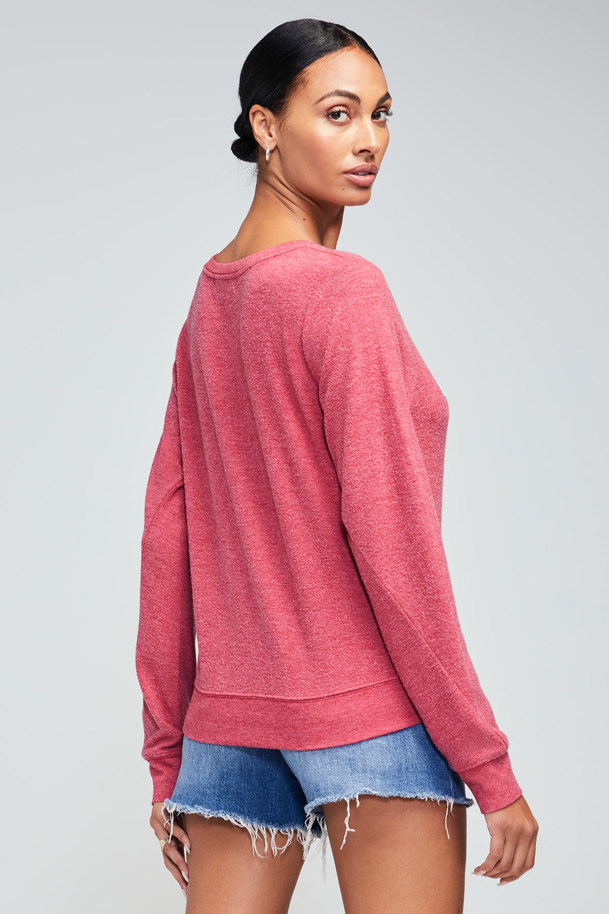 Eggnah Baggy Beach Jumper | Crimson