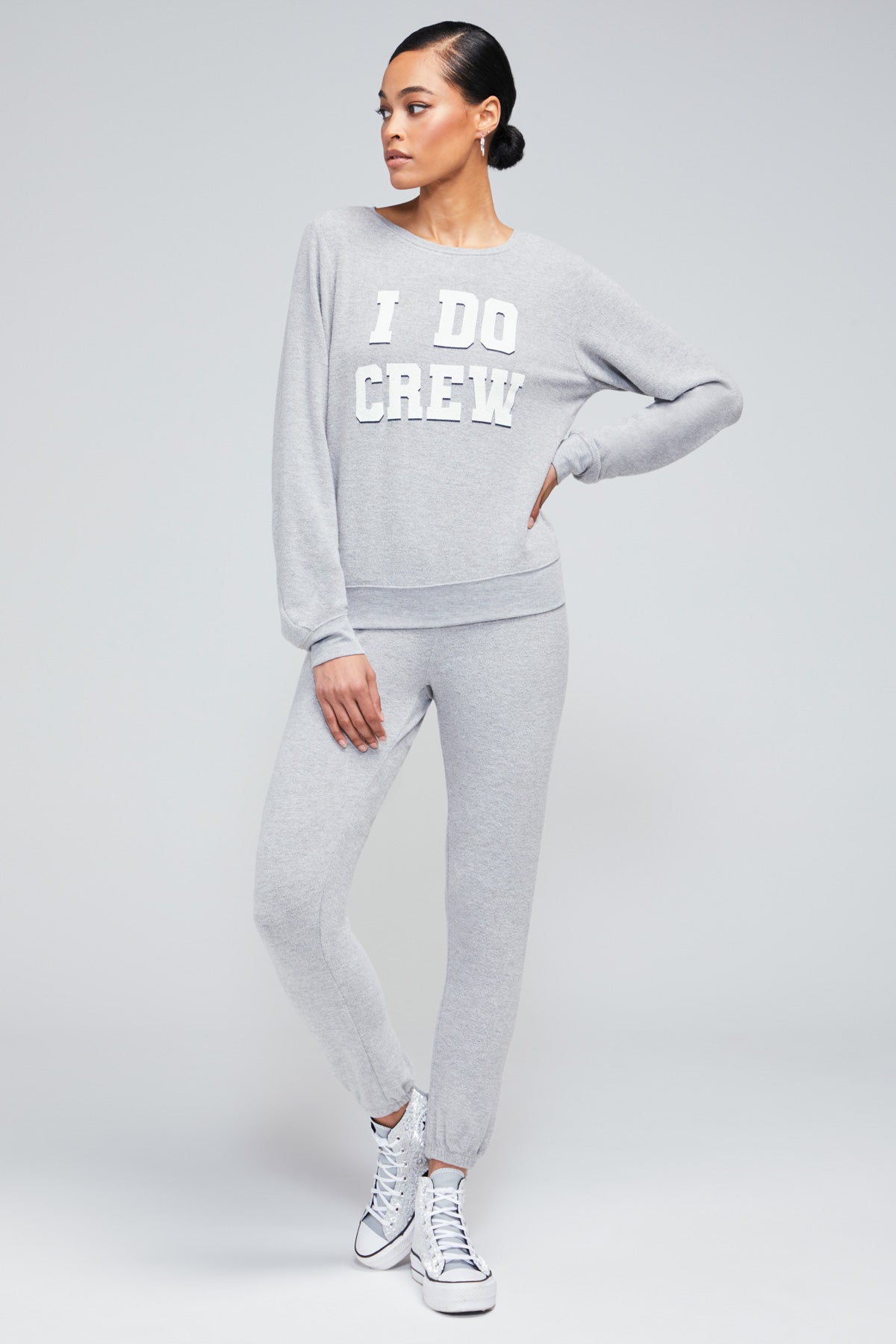 I Do Crew Knox Pants  Heather – Wildfox Couture