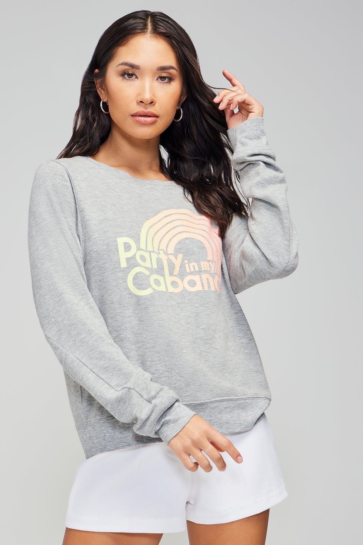 Party In My Cabana Baggy Beach Jumper | Heather