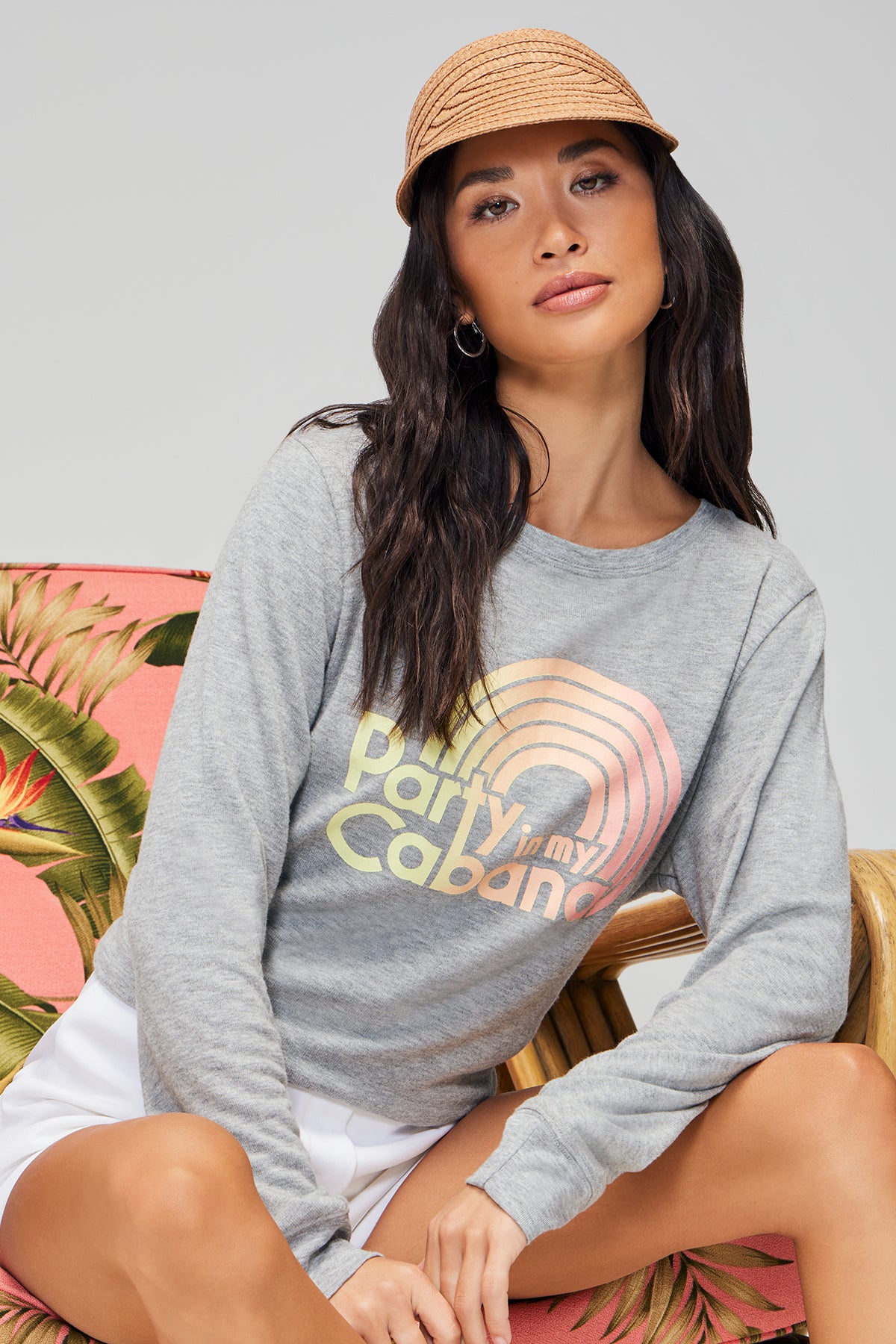Party In My Cabana Baggy Beach Jumper | Heather
