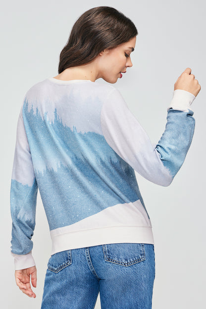 Ski Chalet Baggy Beach Jumper | Ski Chalet Print