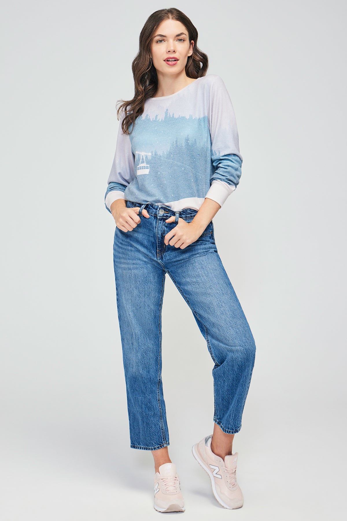 Ski Chalet Baggy Beach Jumper | Ski Chalet Print